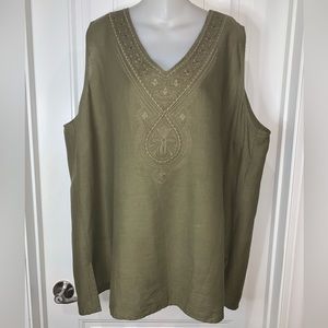 Saint Tropez West Plus Top NWOT